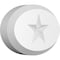 Ekena Millwork Standard Dalton Star Rosette With Beveled Edge, 4"W x 2 3/4"H x 3/4"P ROSP040X028X075DAL07 - alternate 1